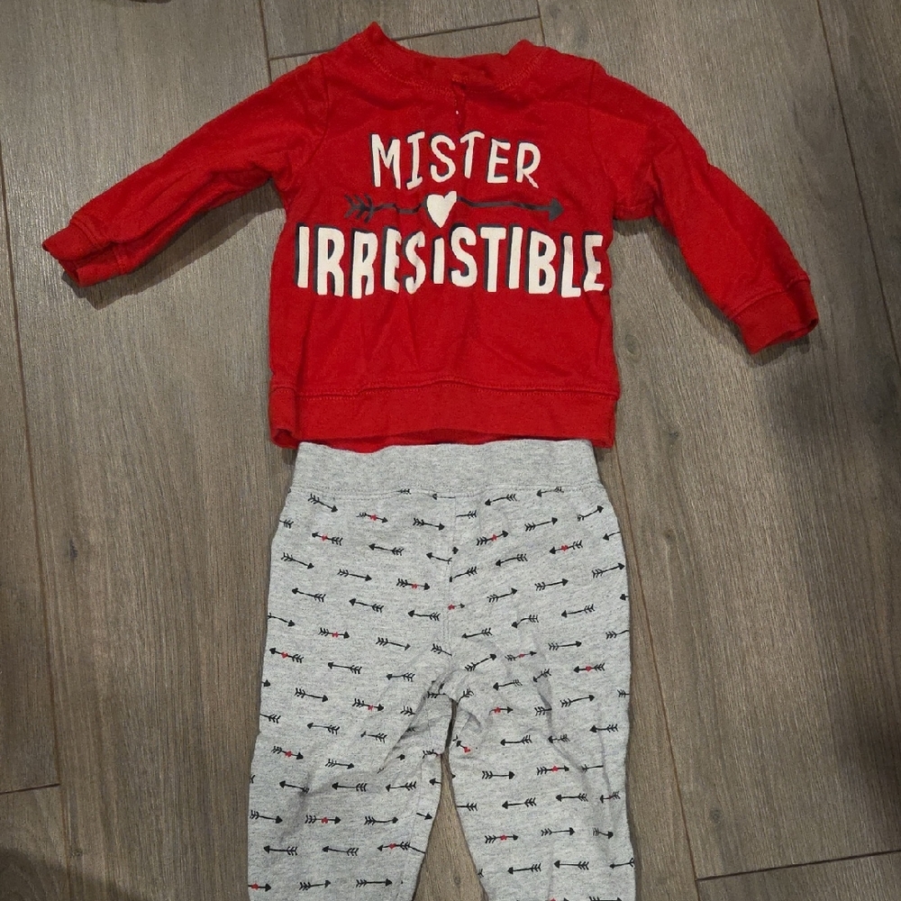 Carter's Red 'Mister Irresistible' Pajama Set